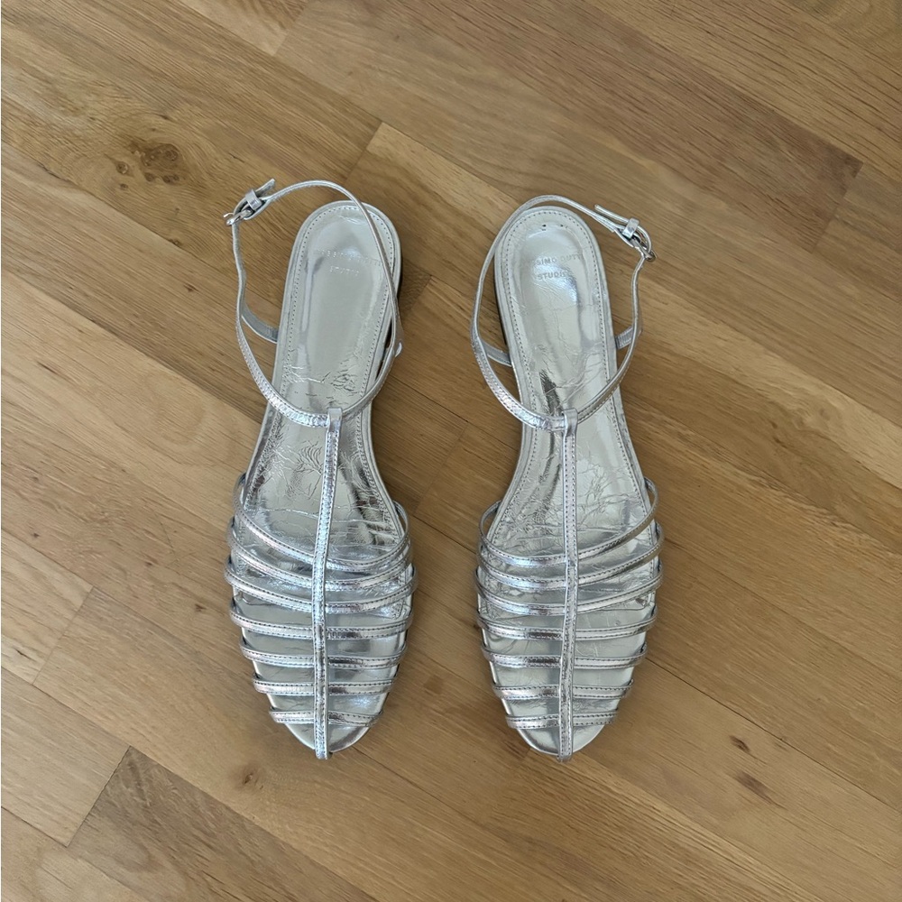 Mossimo Dutti Silver Sandals